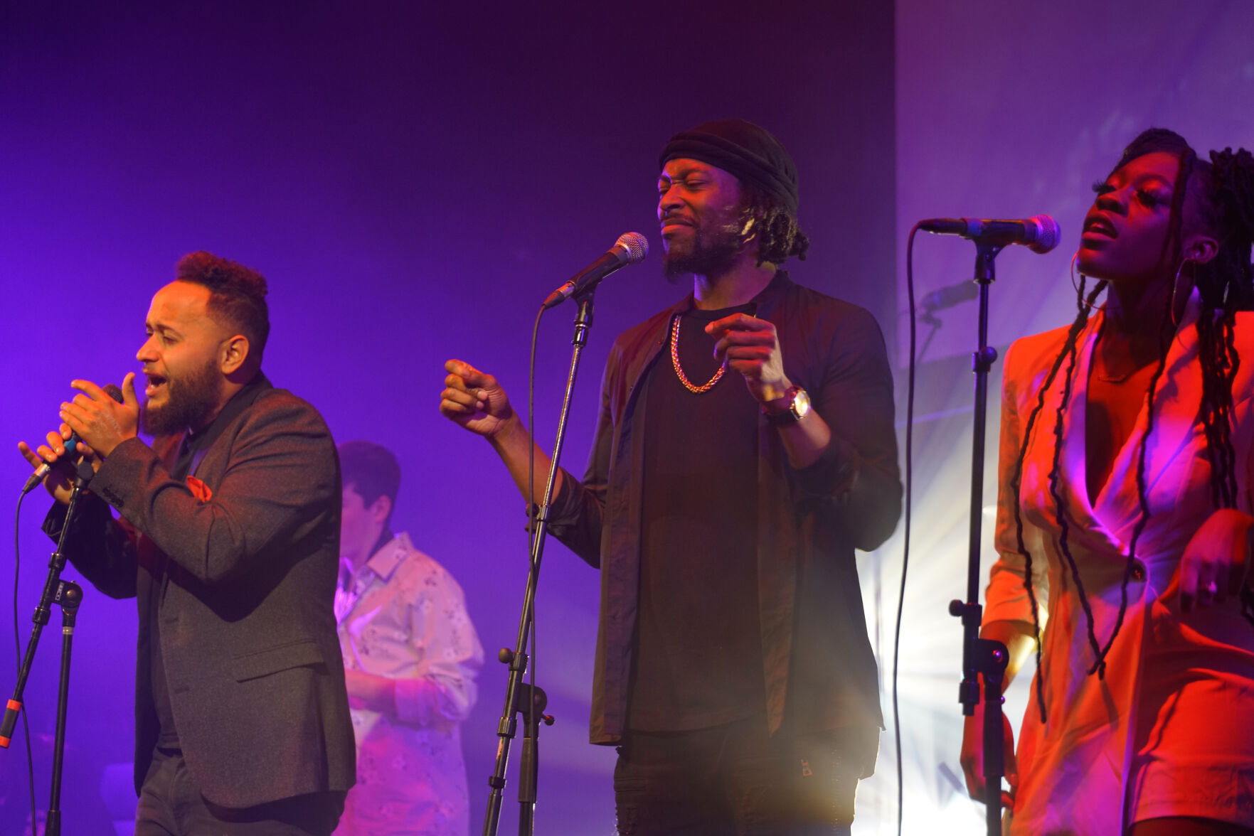 The group performs